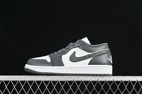 All categories Air Jordan Jordan series basketball shoes Air Jordan 1 Low Air Jordan 1 Low AJ1 Joe 1 white and gray color low-top cultural and casual sneakers 553558-044
